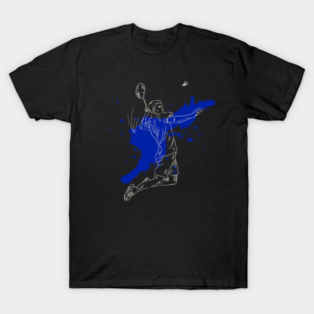 Badminton T-Shirt by Brainable ART